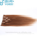 Blue Forest Hair 2016 Hot products Clip In Hair Extensions 7A Grade Quality 100% Human Virgin Hair